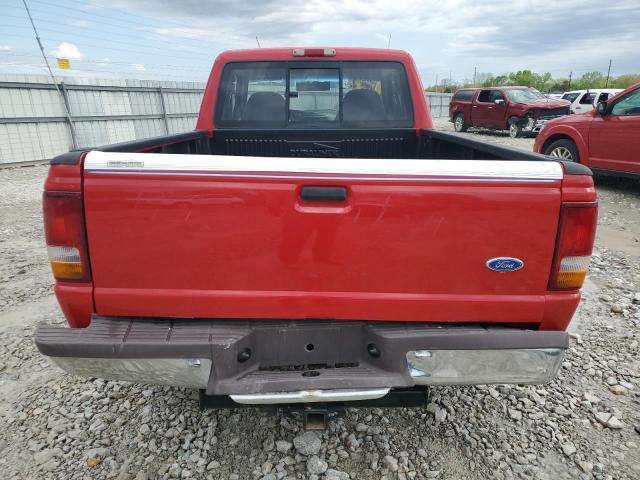 1FTCR14X4SPA42620 - 1995 FORD RANGER SUPER CAB RED photo 6