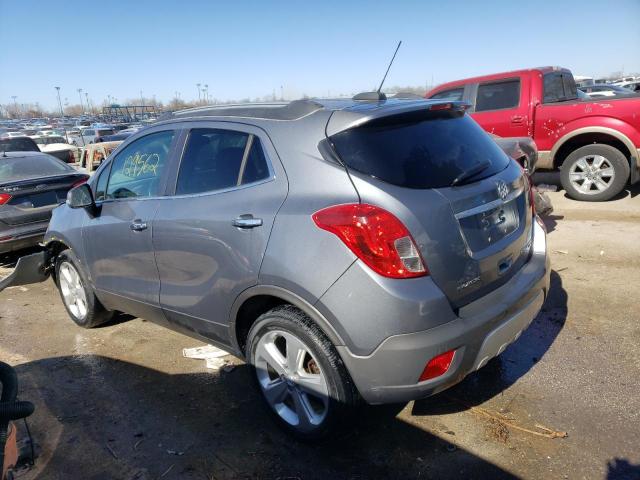 KL4CJGSB5FB181332 - 2015 BUICK ENCORE GRAY photo 2