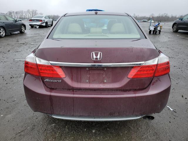 1HGCR2F82FA115103 - 2015 HONDA ACCORD EXL BURGUNDY photo 6