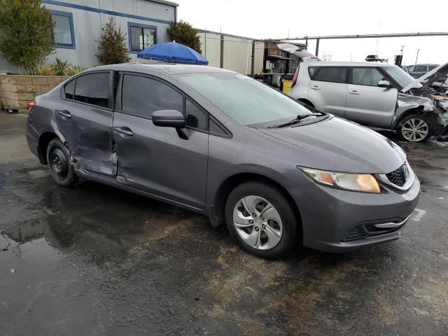 19XFB2F59EE217855 - 2014 HONDA CIVIC LX GRAY photo 4