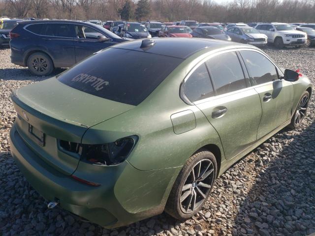 3MW5R7J54K8B02762 - 2019 BMW 330XI GREEN photo 3