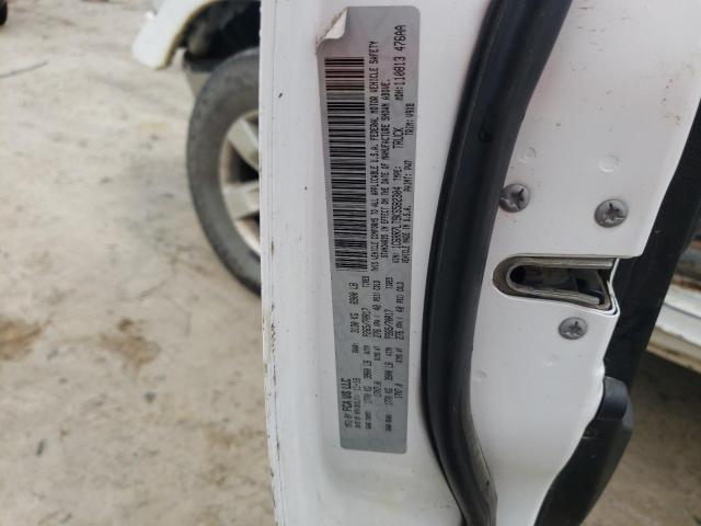 1C6RR7LT9KS582304 - 2019 RAM 1500 CLASS SLT თეთრი ფოტო 12