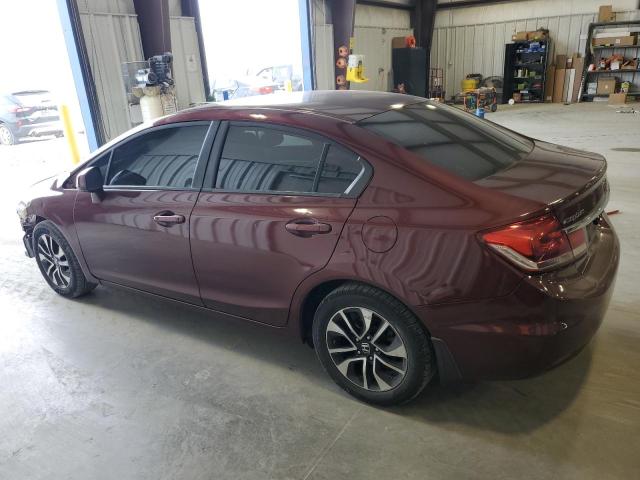 19XFB2F8XDE094172 - 2013 HONDA CIVIC EX BURGUNDY photo 2