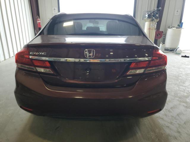 19XFB2F8XDE094172 - 2013 HONDA CIVIC EX BURGUNDY photo 6