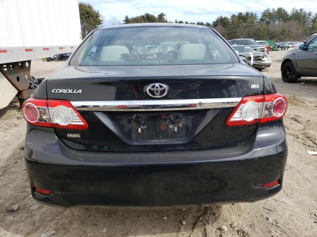 2T1BU4EE0BC722571 - 2011 TOYOTA COROLLA LE BASE BLACK photo 6