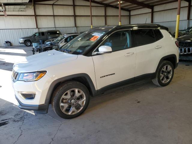 3C4NJDCB1MT535578 - 2021 JEEP COMPASS LIMITED WHITE photo 1