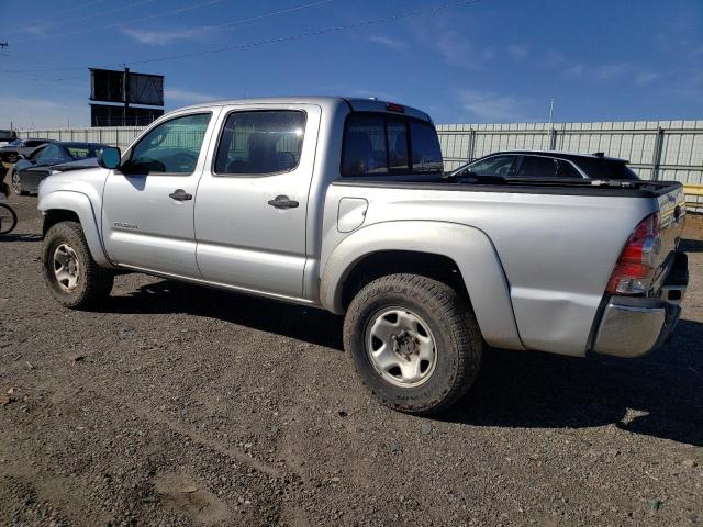 5TELU42NX9Z664286 - 2009 TOYOTA TACOMA DOUBLE CAB SILVER photo 2