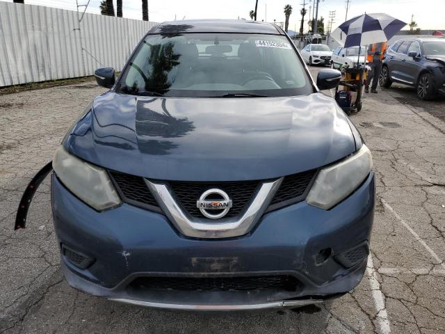 5N1AT2MT3FC882859 - 2015 NISSAN ROGUE S BLUE photo 5