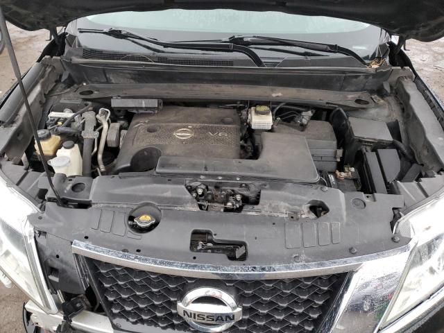 5N1AR2MM7EC708041 - 2014 NISSAN PATHFINDER S BLACK photo 11