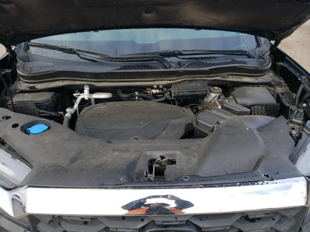 5FNYF8H57NB009903 - 2022 HONDA PASSPORT EXL შავი ფოტო 12