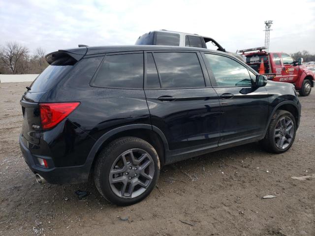 5FNYF8H57NB009903 - 2022 HONDA PASSPORT EXL შავი ფოტო 3