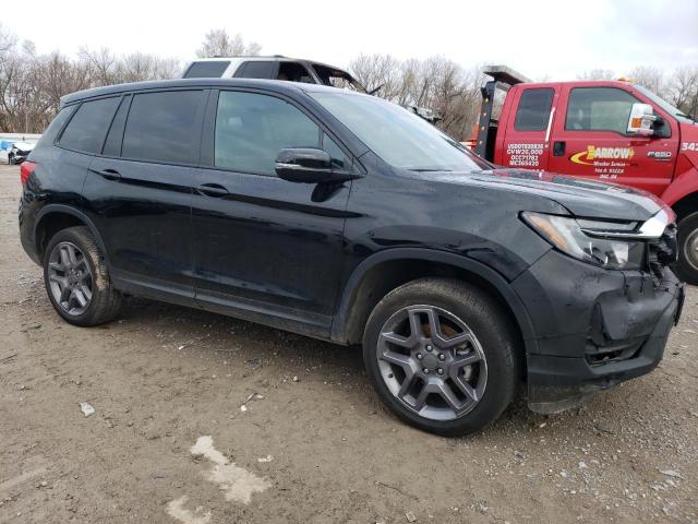 5FNYF8H57NB009903 - 2022 HONDA PASSPORT EXL შავი ფოტო 4