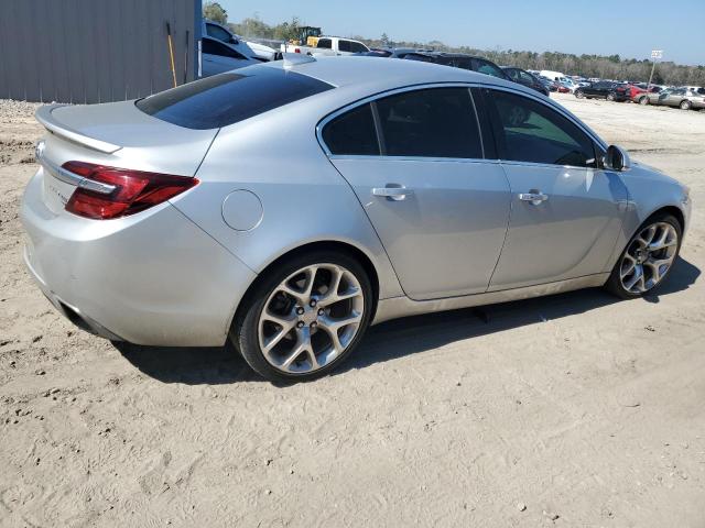 2G4GT5GX7F9207999 - 2015 BUICK REGAL GS ვერცხლისფერი ფოტო 3