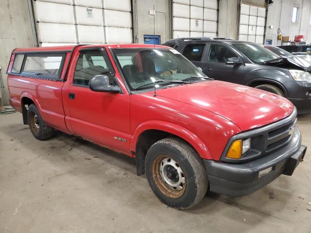 1GCCS14X0VK171122 - 1997 CHEVROLET S TRUCK S10 RED photo 4