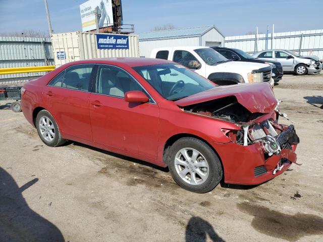 4T4BF3EK1BR210512 - 2011 TOYOTA CAMRY BASE RED photo 4