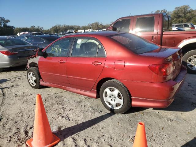 2T1BR32E98C893683 - 2008 TOYOTA COROLLA CE RED photo 2