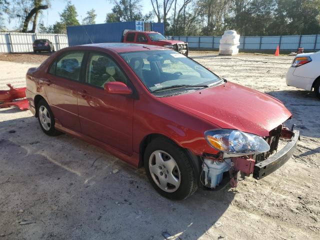 2T1BR32E98C893683 - 2008 TOYOTA COROLLA CE RED photo 4