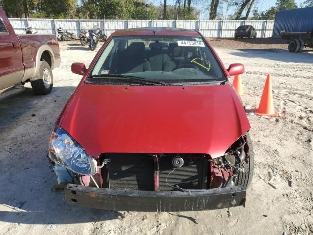 2T1BR32E98C893683 - 2008 TOYOTA COROLLA CE RED photo 5