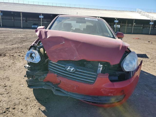 KMHCN4AC6BU614895 - 2011 HYUNDAI ACCENT GLS RED photo 5