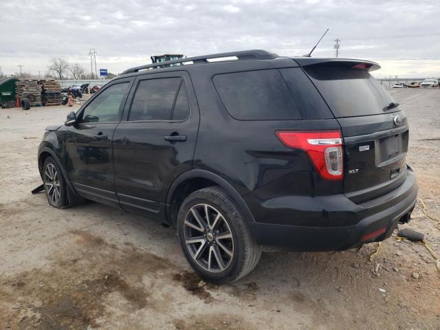 1FM5K7D82FGB96110 - 2015 FORD EXPLORER XLT BLACK photo 2