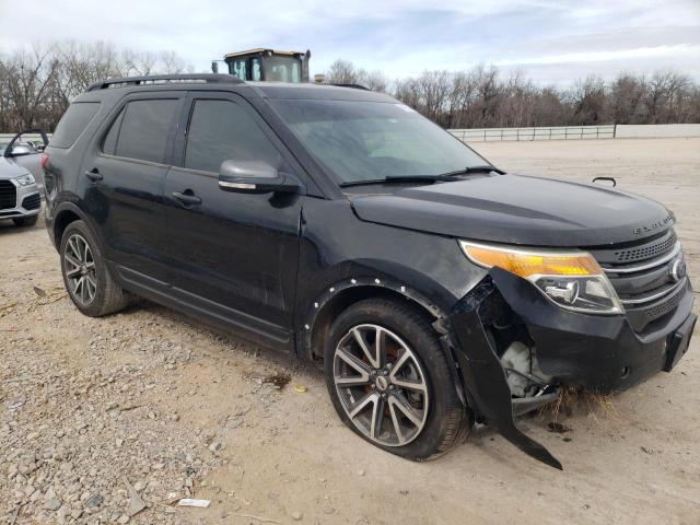 1FM5K7D82FGB96110 - 2015 FORD EXPLORER XLT BLACK photo 4