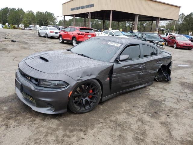 2C3CDXGJ2GH133135 - 2016 DODGE CHARGER R/T SCAT PACK GRAY photo 1