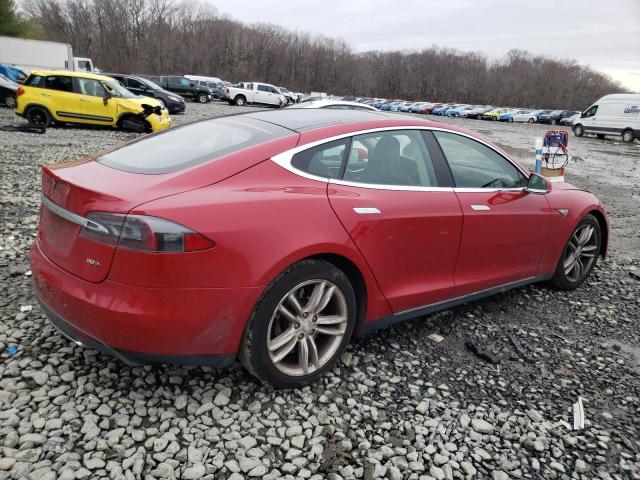 5YJSA1E26FF114102 - 2015 TESLA MODEL S 红色 照片 3