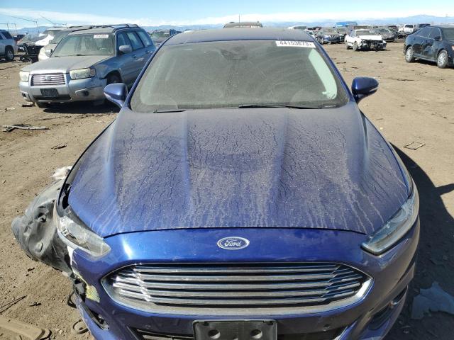 3FA6P0LU7DR103304 - 2013 FORD FUSION SE HYBRID BLUE photo 5