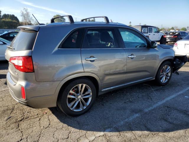 5XYKW4A77EG484180 - 2014 KIA SORENTO SX GRAY photo 3