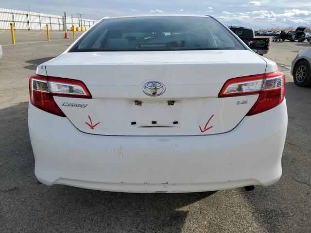 4T1BF1FK4DU229796 - 2013 TOYOTA CAMRY L WHITE photo 6