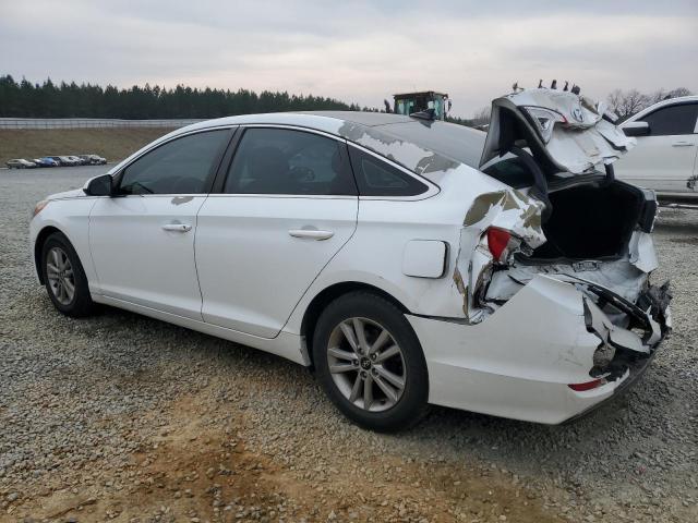 5NPE24AF6FH007220 - 2015 HYUNDAI SONATA SE WHITE photo 2