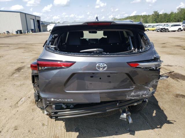 5TDGZRAH5NS541479 - 2022 TOYOTA HIGHLANDER XLE GRAY photo 9