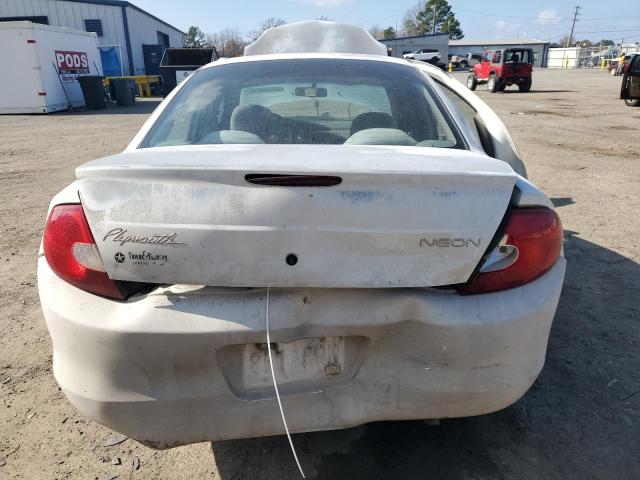 1P3ES46CXYD514130 - 2000 PLYMOUTH NEON BASE 白色 照片 6