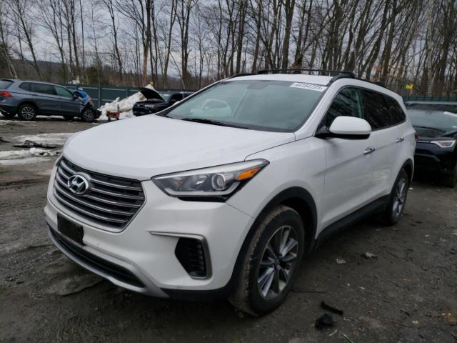 KM8SMDHF5JU267993 - 2018 HYUNDAI SANTA FE SE WHITE photo 1