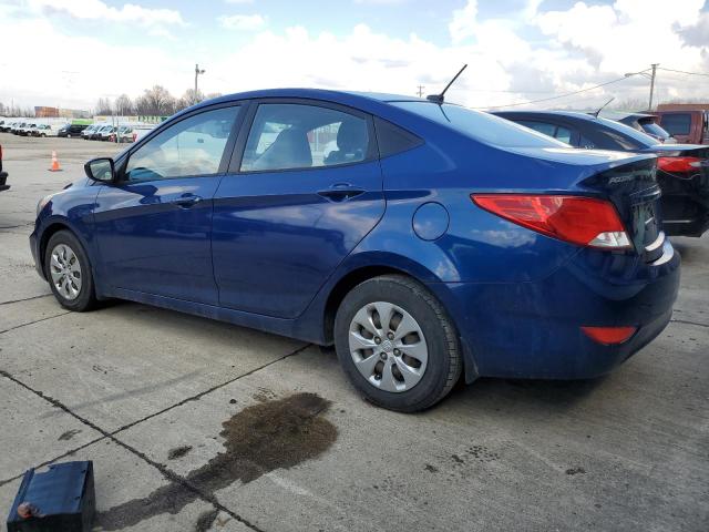 KMHCT4AE9FU919062 - 2015 HYUNDAI ACCENT GLS BLUE photo 2