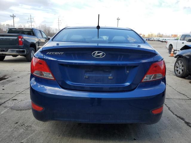 KMHCT4AE9FU919062 - 2015 HYUNDAI ACCENT GLS BLUE photo 6