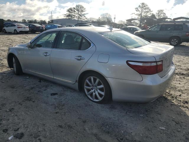 JTHBL46F375042726 - 2007 LEXUS LS 460 SILVER photo 2