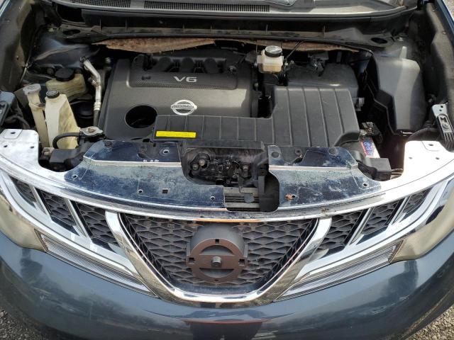 JN8AZ1MW2CW229848 - 2012 NISSAN MURANO S GRAY photo 12