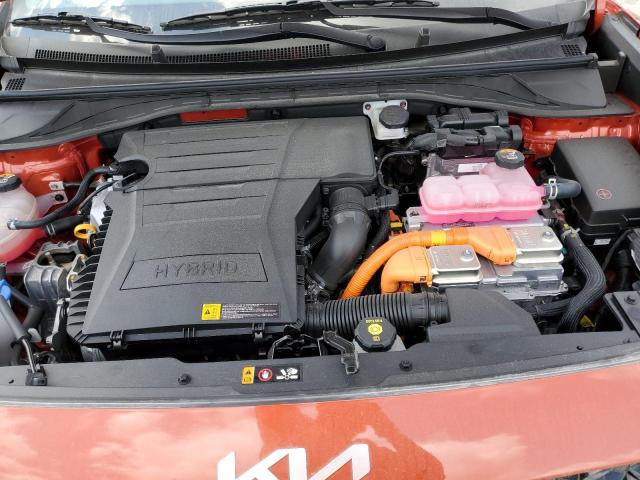 KNDCB3LC3N5546333 - 2022 KIA NIRO LX ORANGE photo 12