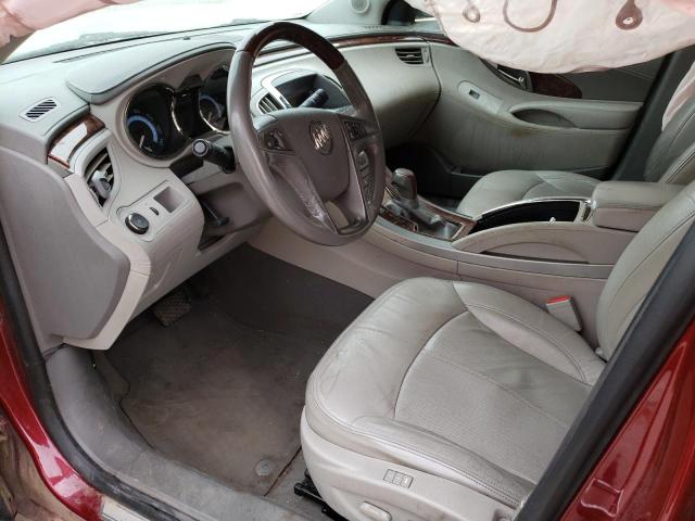 1G4GE5ED0BF301193 - 2011 BUICK LACROSSE CXS MAROON photo 7