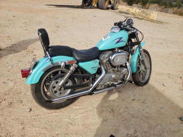 1HD4CEM30PY218685 - 1993 HARLEY-DAVIDSON XLH883 H TURQUOISE photo 4