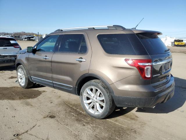 1FM5K8F85FGC18684 - 2015 FORD EXPLORER LIMITED BROWN photo 2