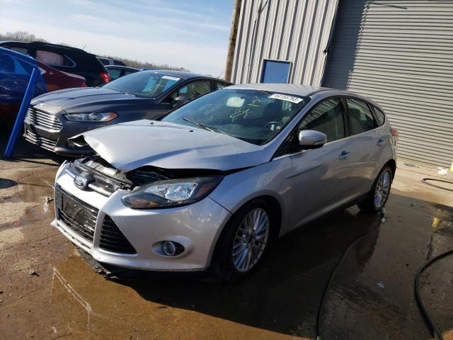 1FADP3N21DL321385 - 2013 FORD FOCUS TITANIUM SILVER photo 1