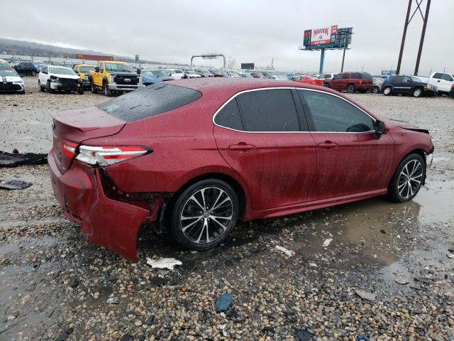 4T1B11HK0JU580499 - 2018 TOYOTA CAMRY L RED photo 3