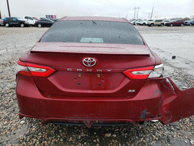 4T1B11HK0JU580499 - 2018 TOYOTA CAMRY L RED photo 6