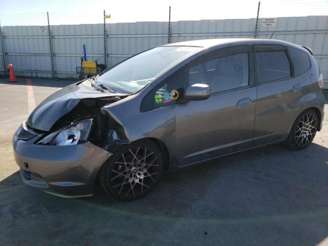 JHMGE8H36DC062258 - 2013 HONDA FIT GRAY photo 1