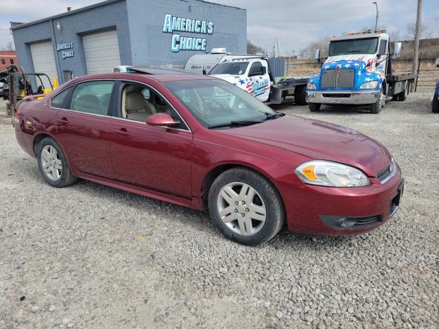 2G1WC57M091238805 - 2009 CHEVROLET IMPALA 2LT BURGUNDY photo 1