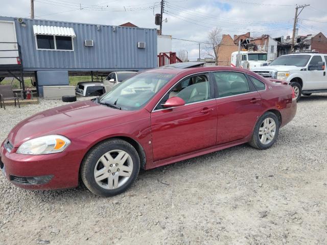 2G1WC57M091238805 - 2009 CHEVROLET IMPALA 2LT BURGUNDY photo 2