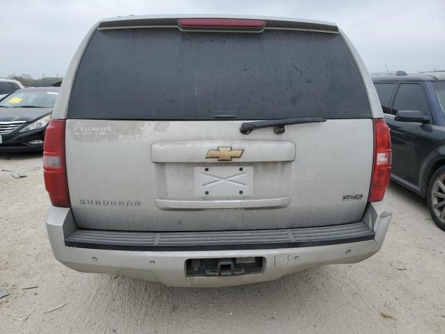 1GNUCJE07AR130532 - 2010 CHEVROLET SUBURBAN C1500 LT SILVER photo 6