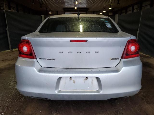 1C3CDZAB7CN237800 - 2012 DODGE AVENGER SE SILVER photo 6